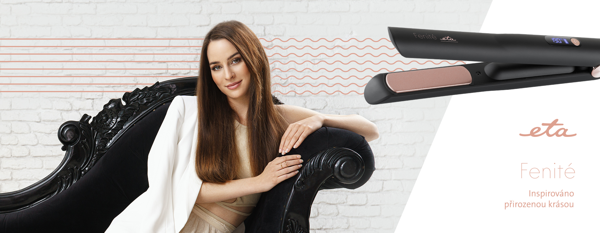 Žehlička na vlasy ETA Fenité 8333
