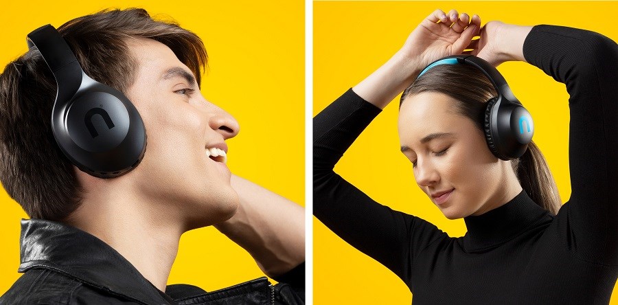 Bezdrátová sluchátka NICEBOY HIVE XL 3 černomodré