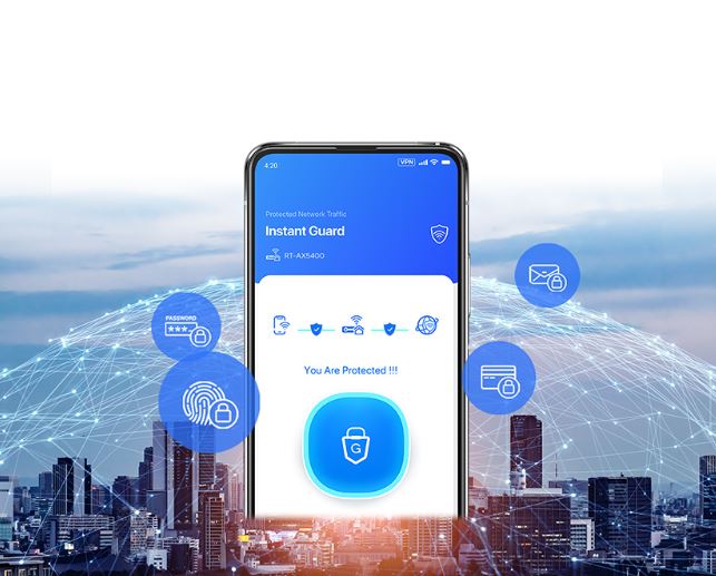 Router ASUS RTAX5400 černý black
