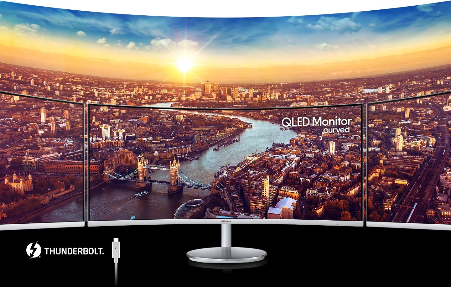 Prohnutý LED monitor SAMSUNG C34J791 šedý gray