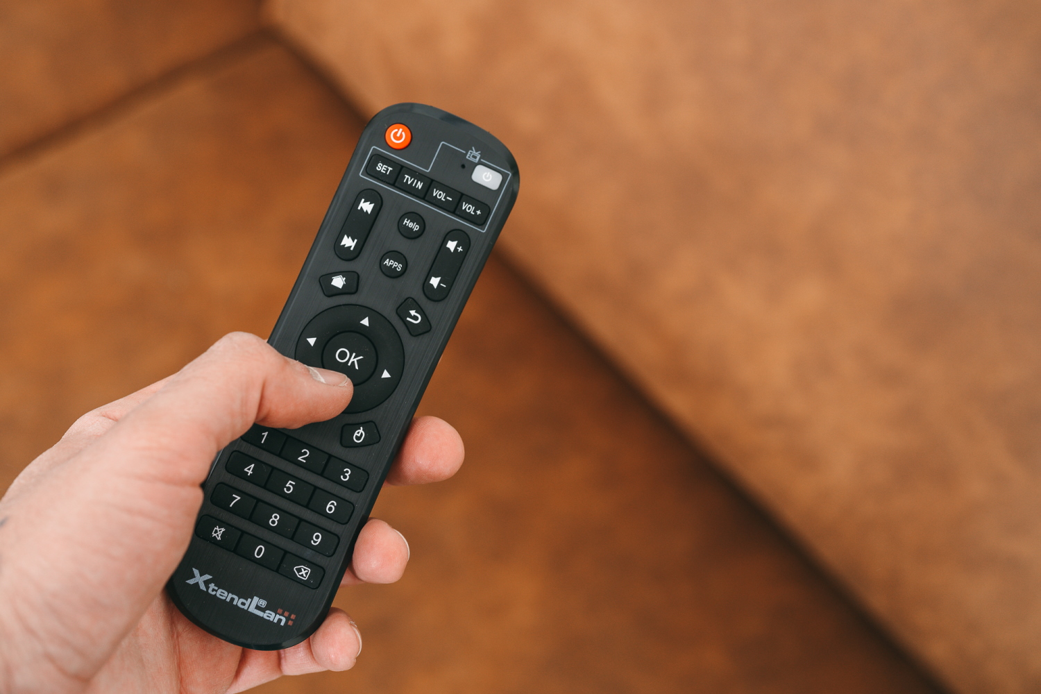 Multimediální centrum XtendLan Android TV box HK1T černý black