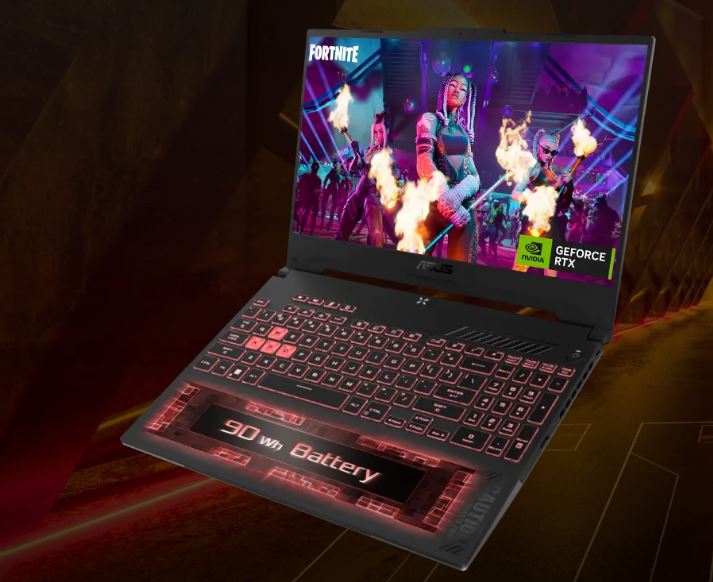 Notebook ASUS TUF Gaming A15 FA507NV šedý gray