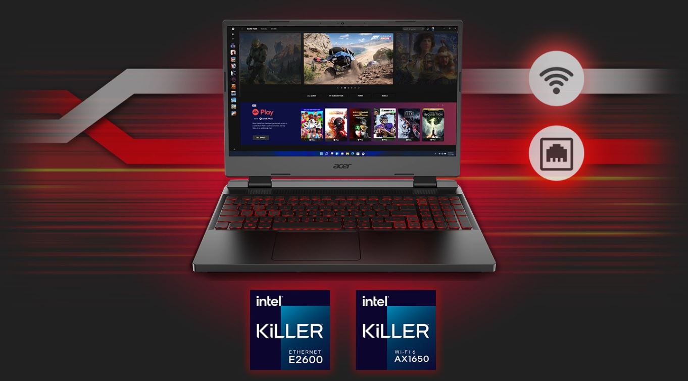 Herní notebook ACER NITRO 5 AN5175554GF černý black
