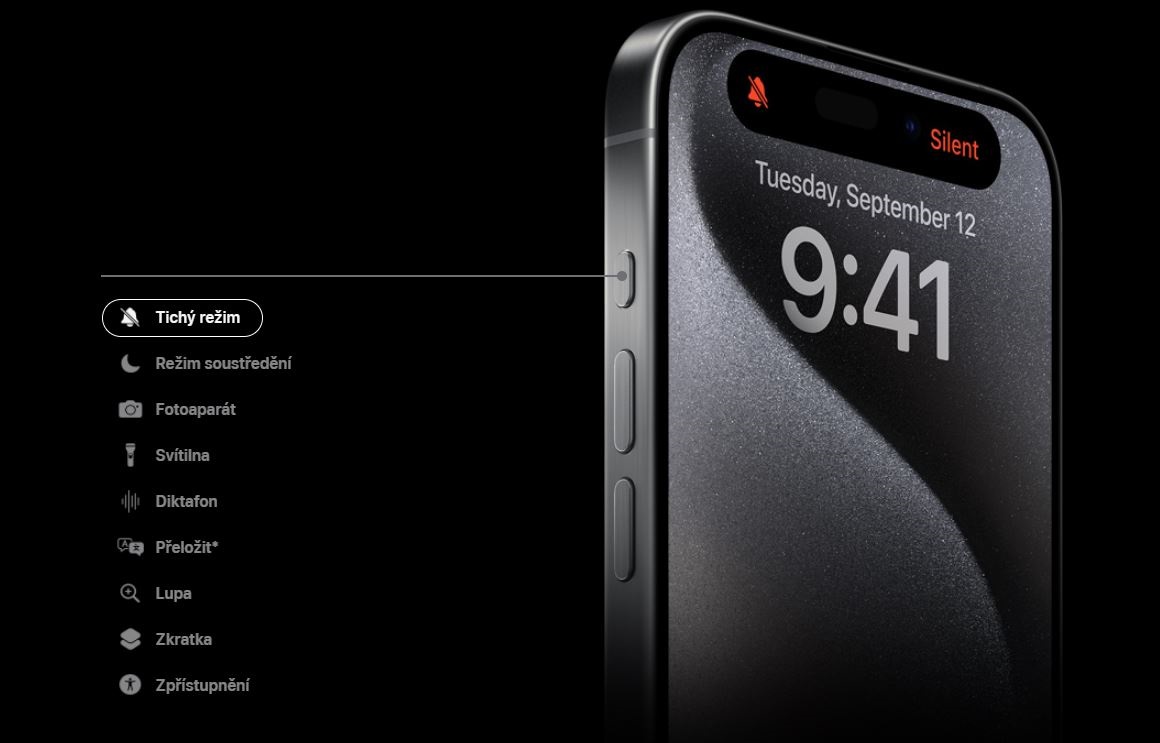 Mobilní telefon APPLE iPhone 15 Pro Max 256GB Black Titanium