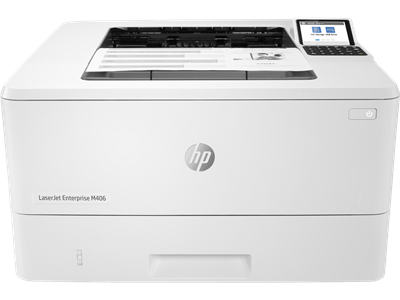 Tiskárna HP LaserJet Ent M406dn bílý white