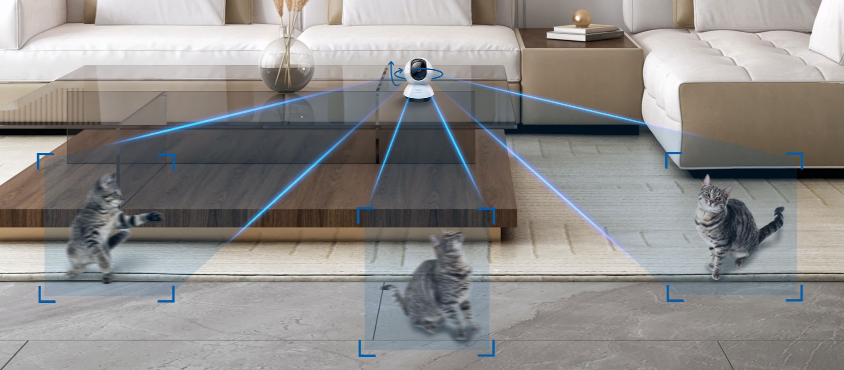 WiFi kamera TPLINK Tapo C220 Pan bílý white