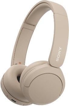 Bezdrátová sluchátka SONY WHCH520 béžová