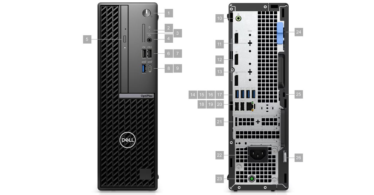 Počítač DELL Optiplex 7010+ SF černý black