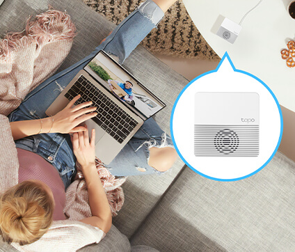 Centrální jednotka TPLINK Tapo H200 Smart IoT Hub se zvonkem bílá white