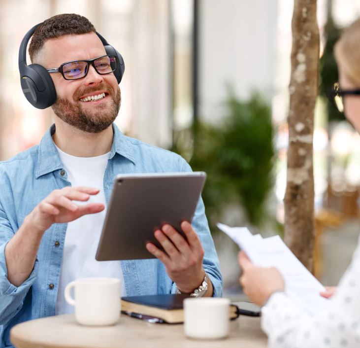 Bezdrátová sluchátka XIAOMI Haylou S35 ANC modrá blue