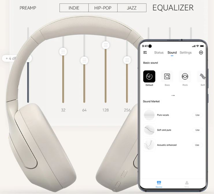 Bezdrátová sluchátka XIAOMI Haylou S35 ANC modrá blue