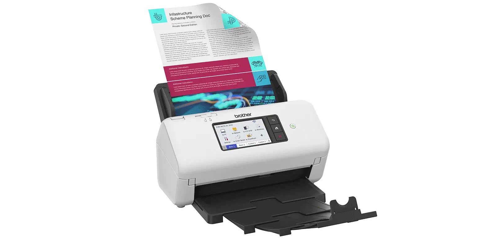 Profesionálníí skener BROTHER ADS4700W