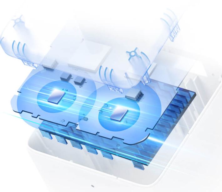 Domácí mesh systém MERCUSYS Halo H30G2pack bílá white