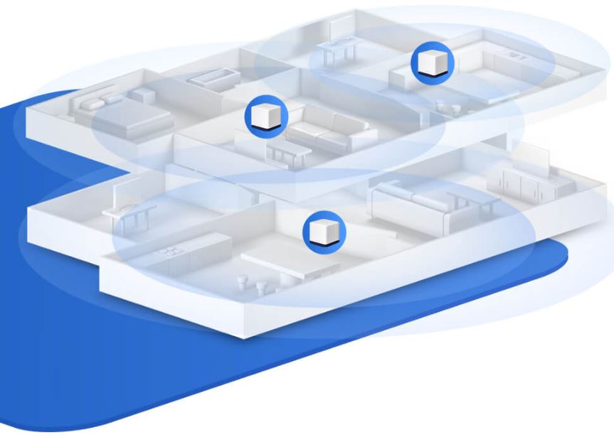 Domácí mesh systém MERCUSYS Halo H50G2pack bílá white