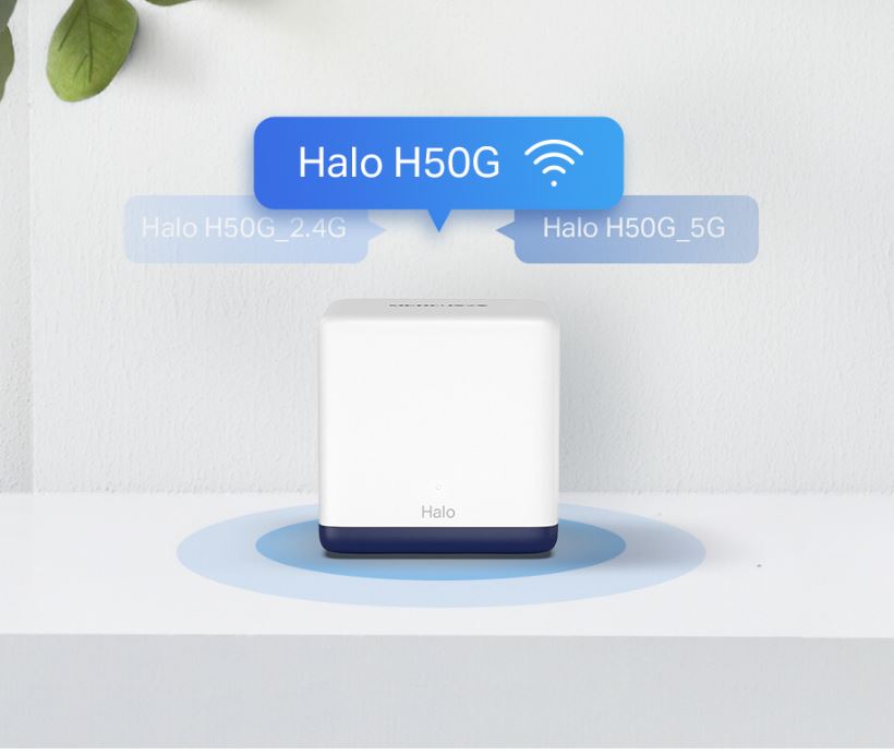 Domácí mesh systém MERCUSYS Halo H50G3pack bílá white
