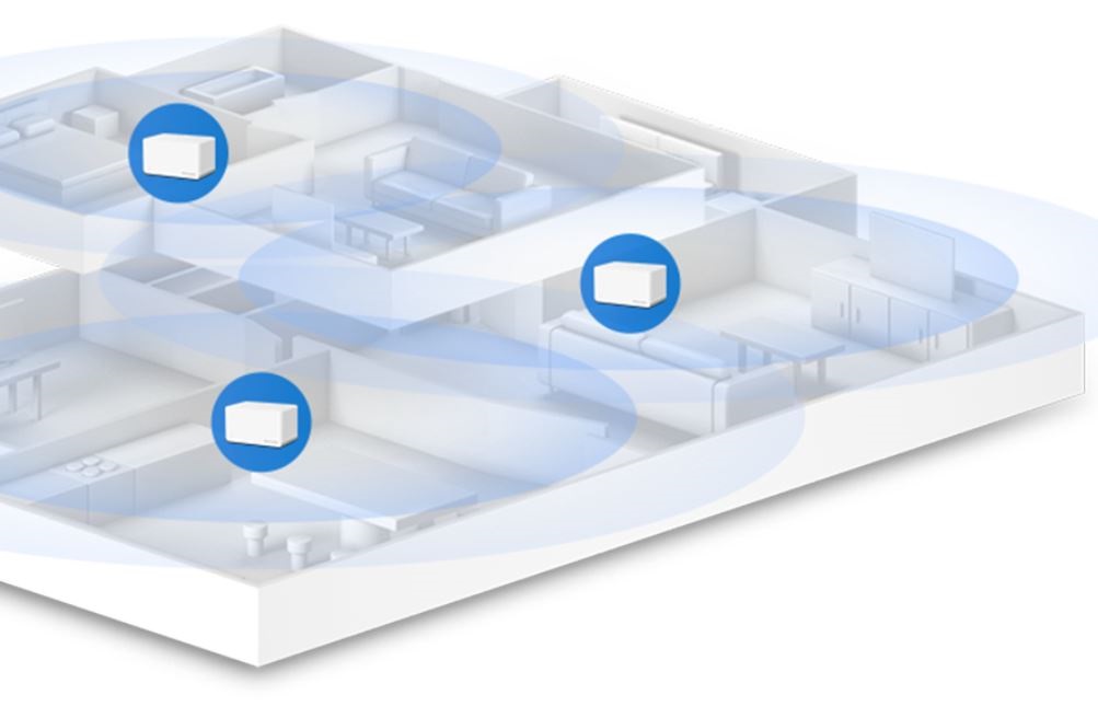 Domácí mesh systém MERCUSYS Halo H70X2pack bílá white
