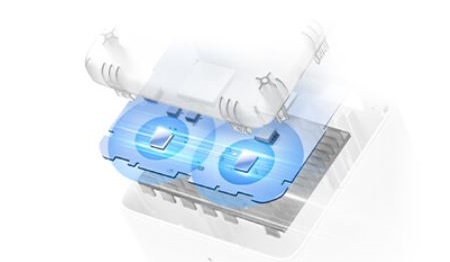 Domácí mesh systém MERCUSYS Halo H80X2pack bílá white