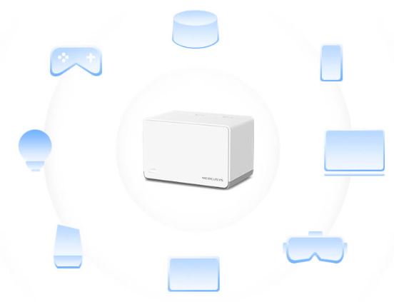 Domácí mesh systém MERCUSYS Halo H80X3pack bílá white