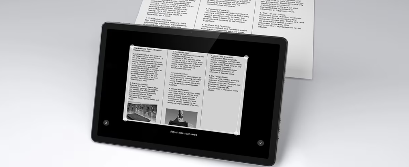 Tablet LENOVO Tab M11 ZADA0308CZ + Folio Case a Tab Pen šedý gray