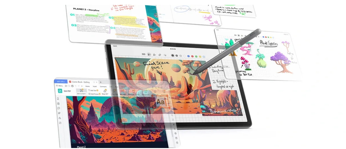 Tablet LENOVO Tab M11 ZADA0321CZ + Tab Pen šedý gray