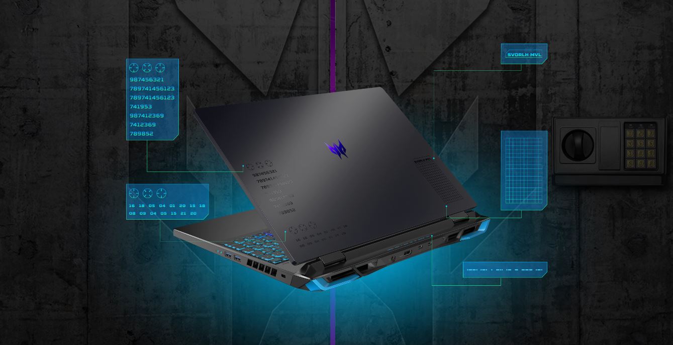 Herní notebook ACER Predator Helios Neo 16 PHN16719641 černý black