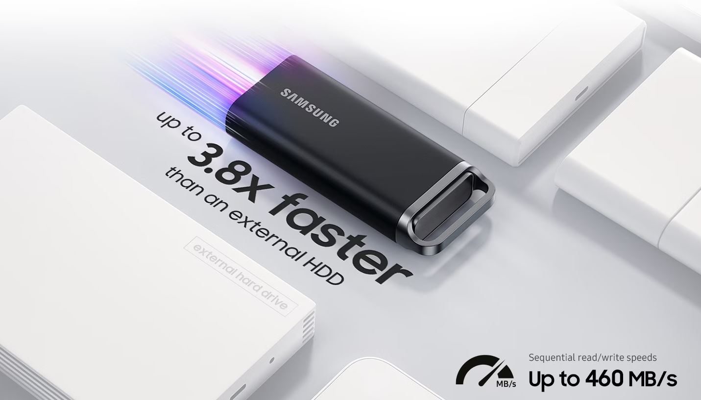 Externí SSD disk SAMSUNG T5 EVO 2TB černý