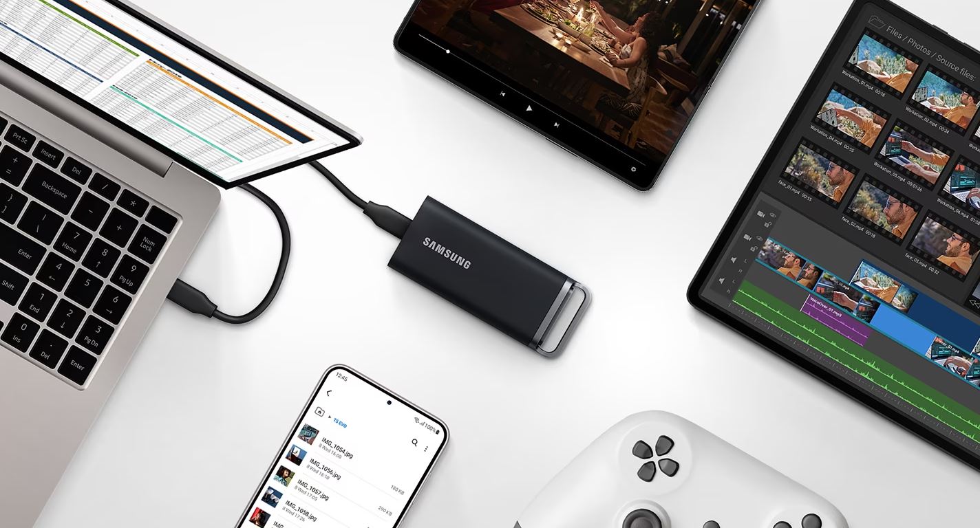 Externí SSD disk SAMSUNG T5 EVO 2TB černý