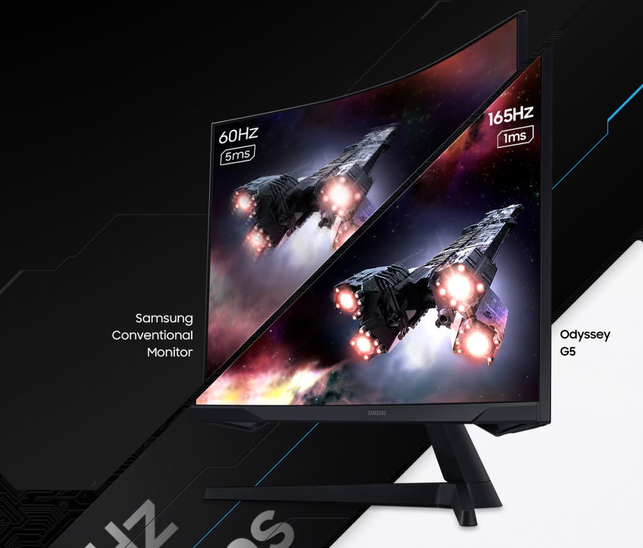 32 LED monitor SAMSUNG Odyssey G5 G55C