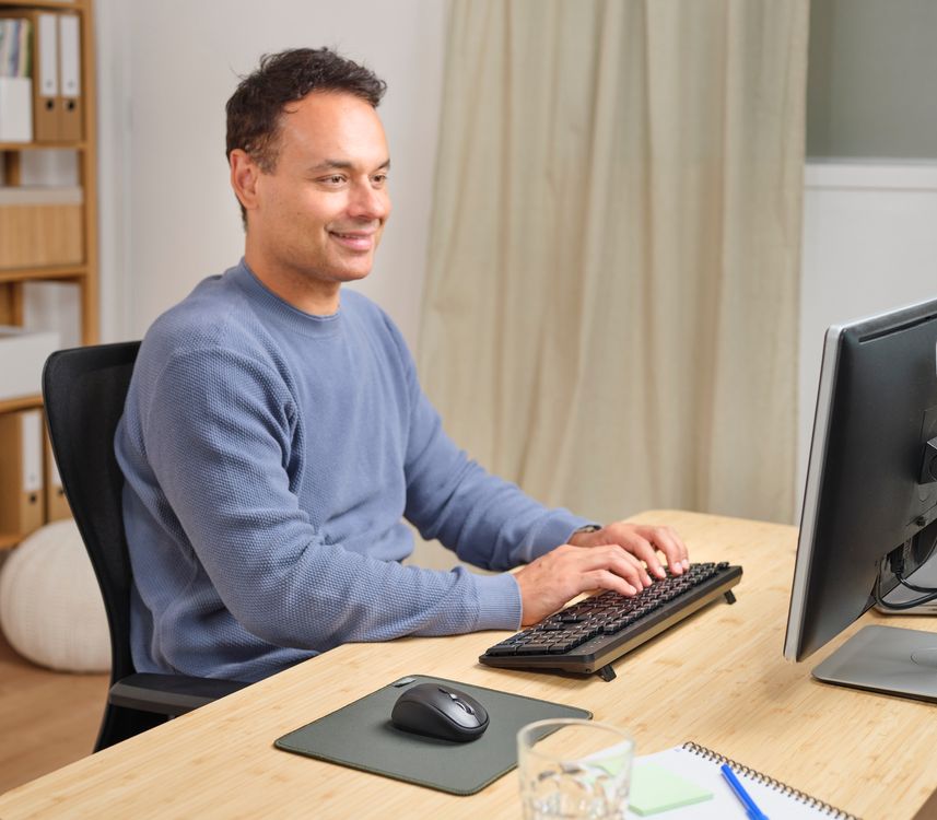 Sada bezdrátové klávesnice a myši TRUST ODY II Silent Wireless KEYBOARD  MOUSE