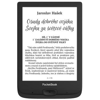 Ebook reader POCKETBOOK 618 BASIC LUX 4 černý black