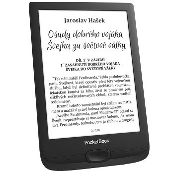 Ebook reader POCKETBOOK 618 BASIC LUX 4 černý black