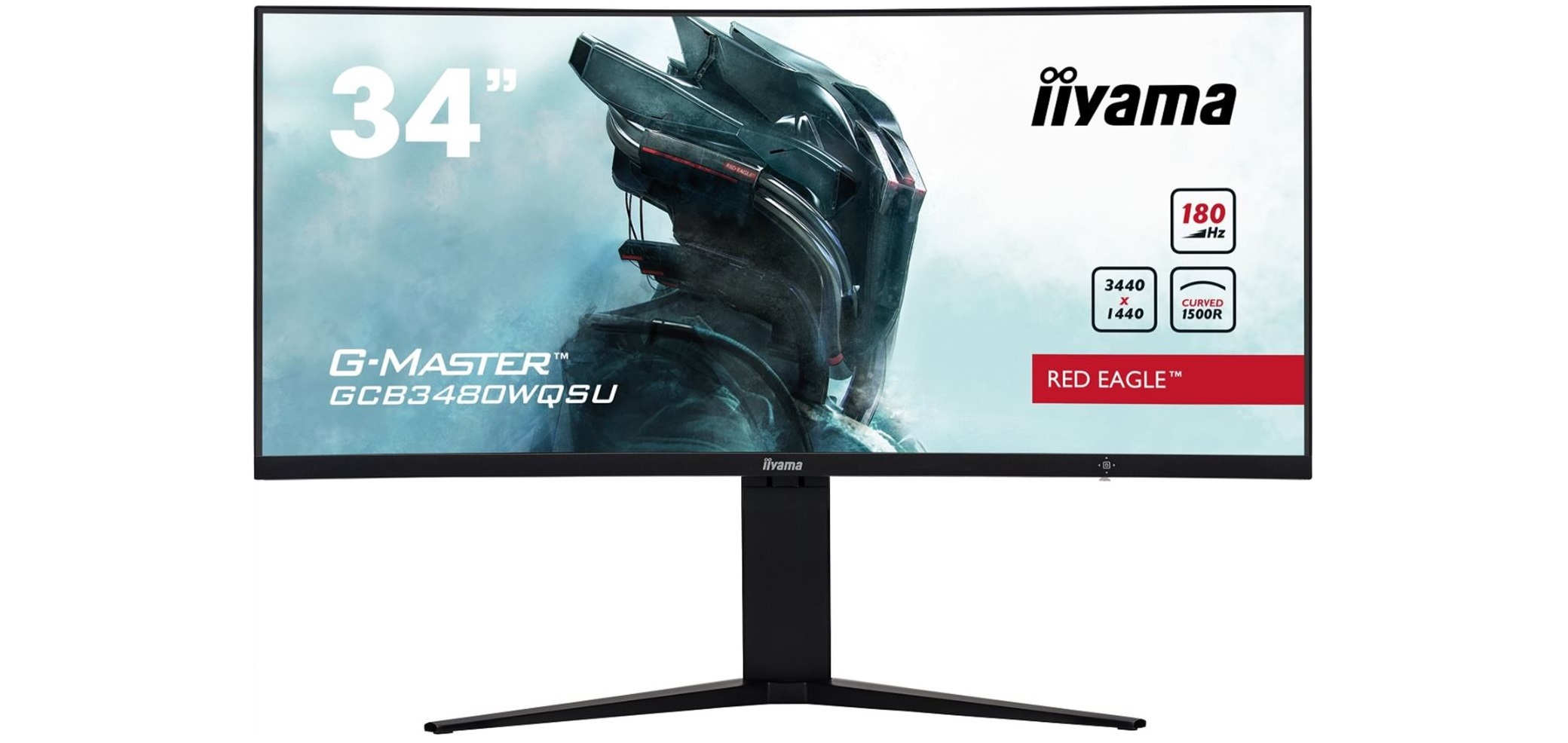 Prohnutý LED monitor iiYAMA GMaster GCB3480WQSUB1 34 černé black