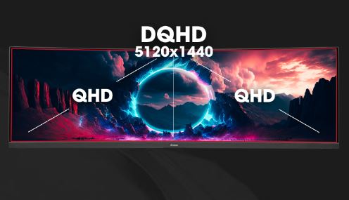 40 LCD monitor iiYAMA GMaster GCB4580DQSNB1 černostříbný