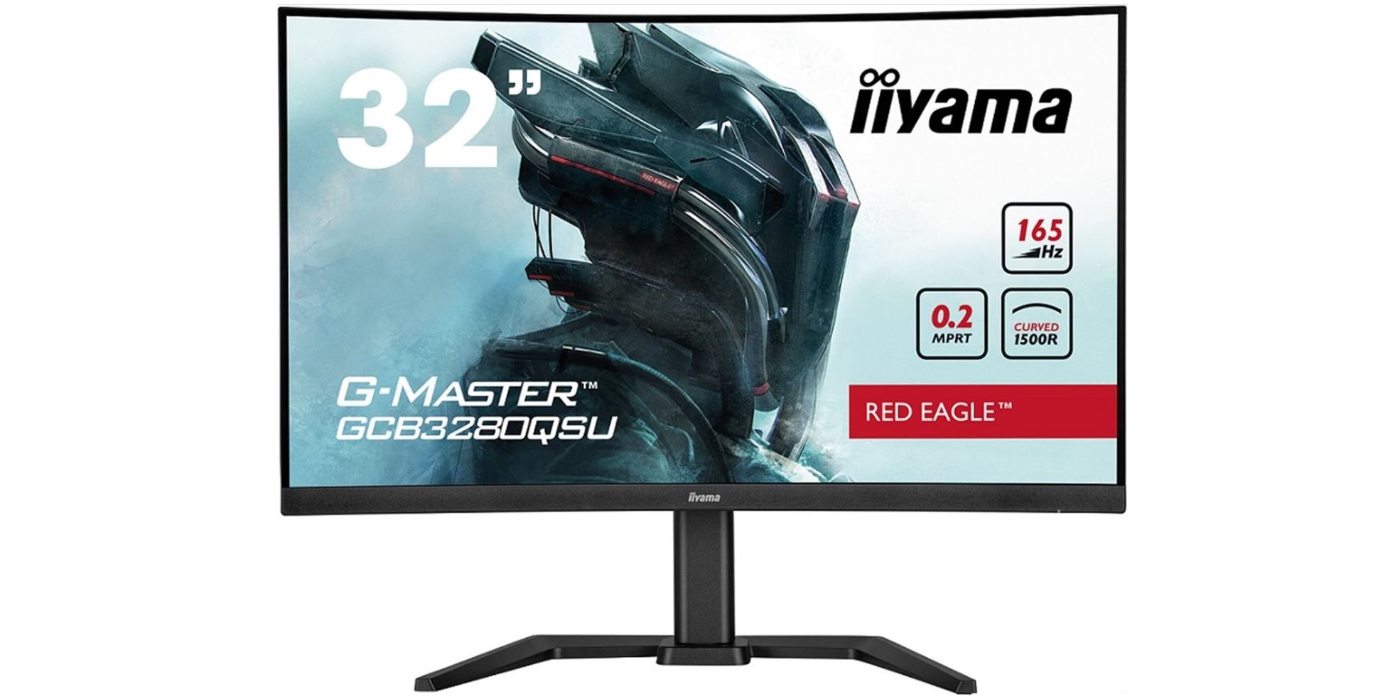 31 LED monitor iiYAMA GMaster GCB3280QSUB1 černý black
