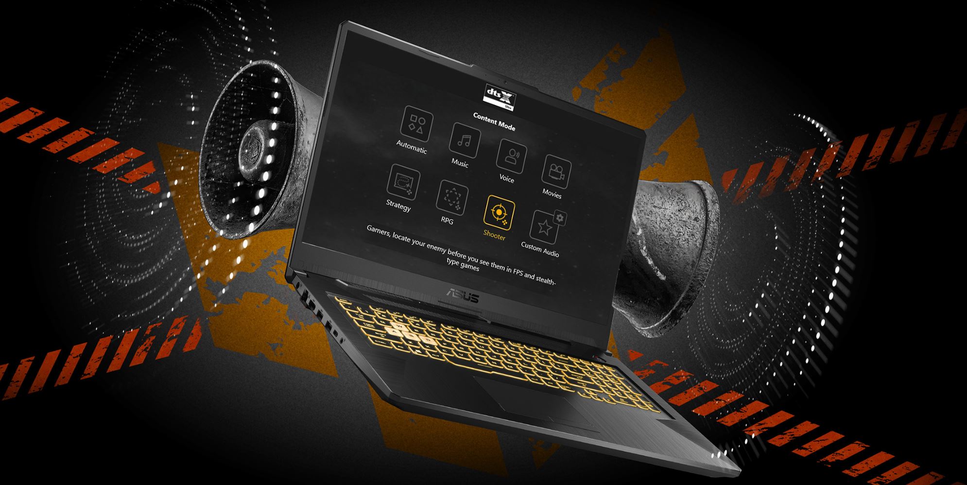 Herní notebook ASUS TUF Gaming A17 FA706NFHX006W černý black