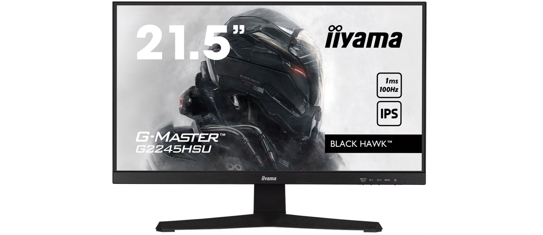 22 LED monitor iiYAMA GMaster G2245HSUB1 černý black
