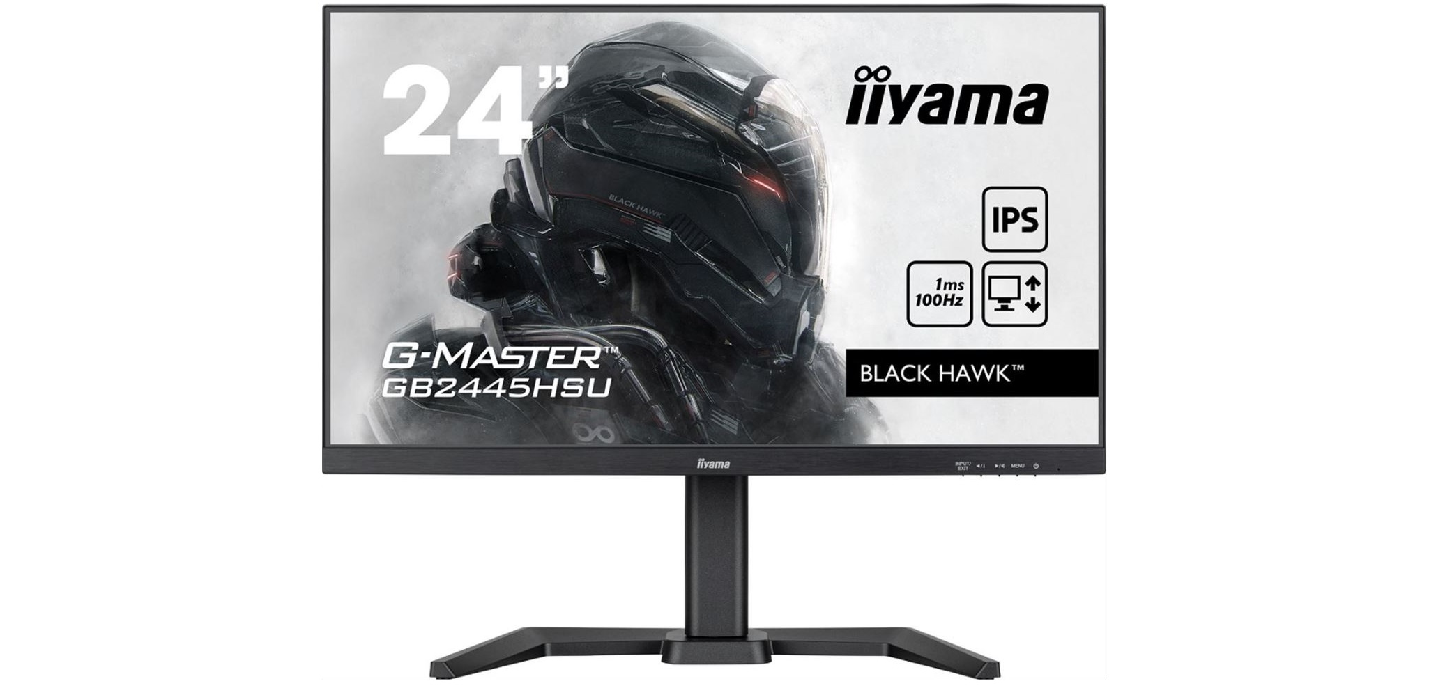 24 LED monitor iiYAMA GMaster GB2445HSUB1 černý black