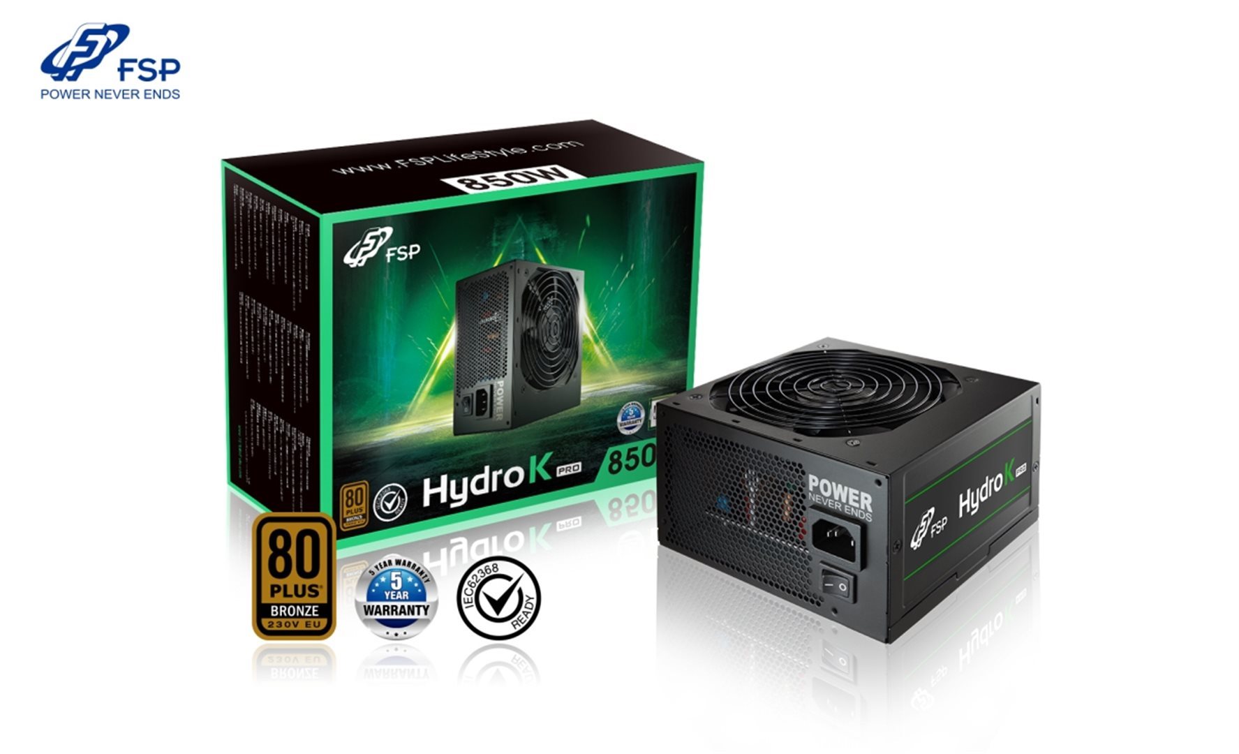 Zdroj FORTRON HYDRO K PRO850W