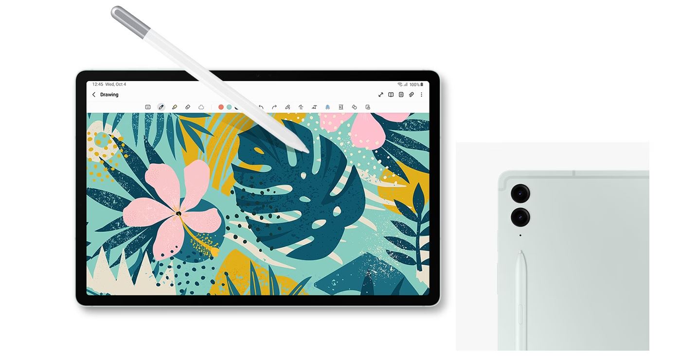 Tablet SAMSUNG Galaxy Tab S9 FE+ SMX610 zelená green