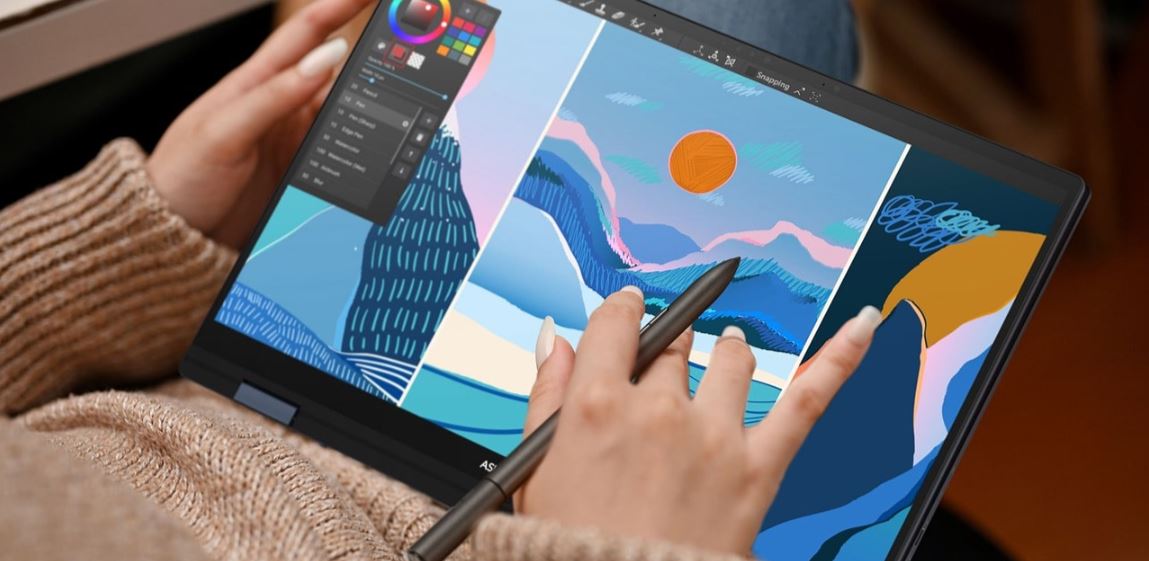 Notebook ASUS Zenbook Flip 14 OLED UP3404VA modrá blue