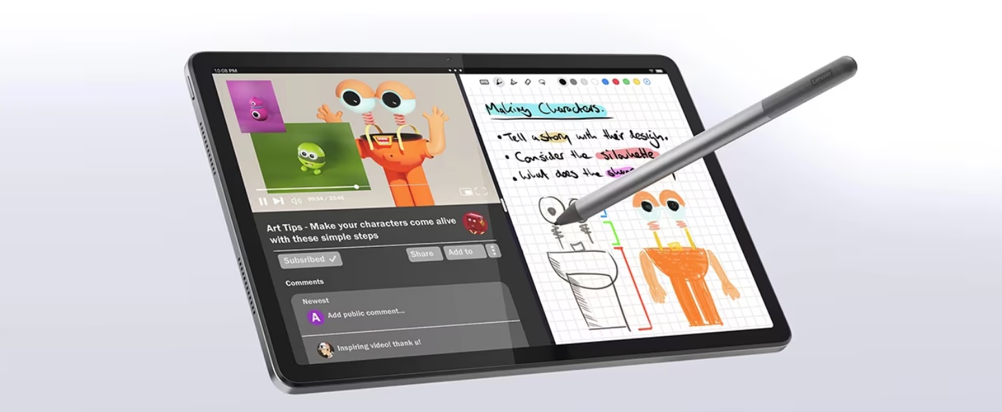 Tablet LENOVO Tab M11 ZADA0178CZ + Tab Pen šedý grey