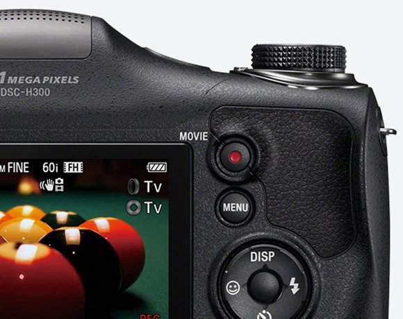 Digitální fotoaparát SONY CyberShot DSCH300 černý black
