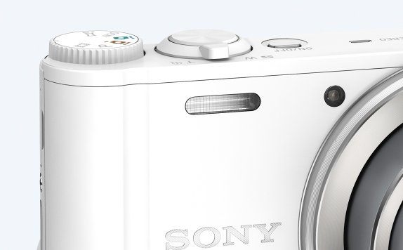 Digitální fotoaparát SONY DSCWX350 bílý white