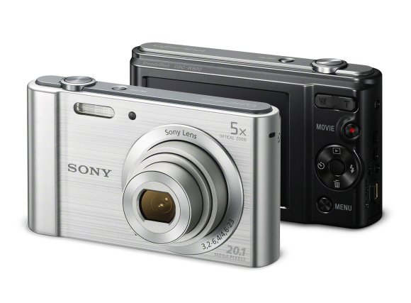 Digitální fotoaparát SONY CyberShot DSCW800 stříbrný silver