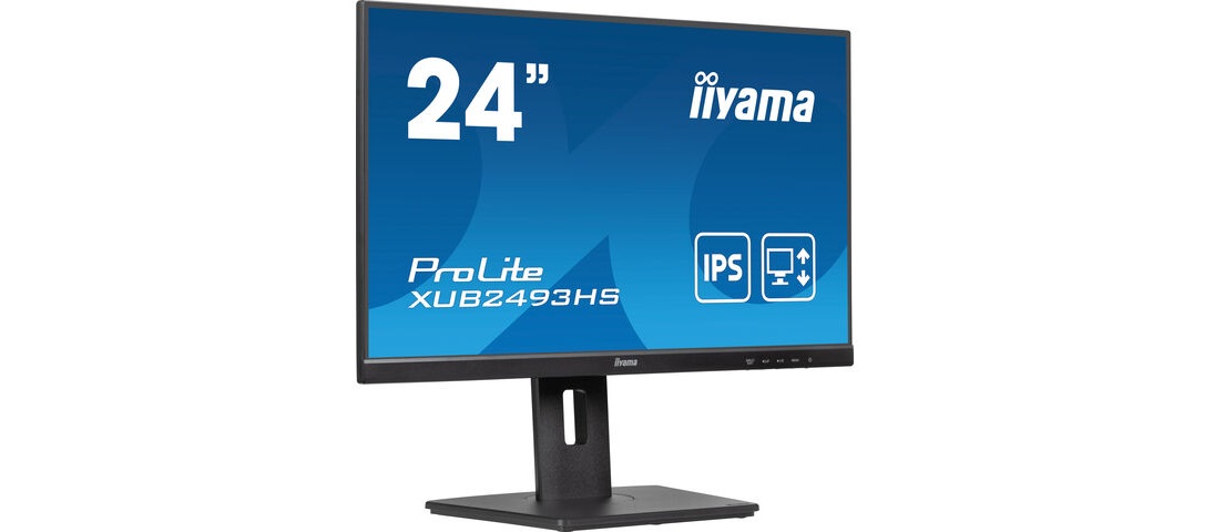 24 LED monitor iiYAMA ProLite XUB2493HSB6 černý black