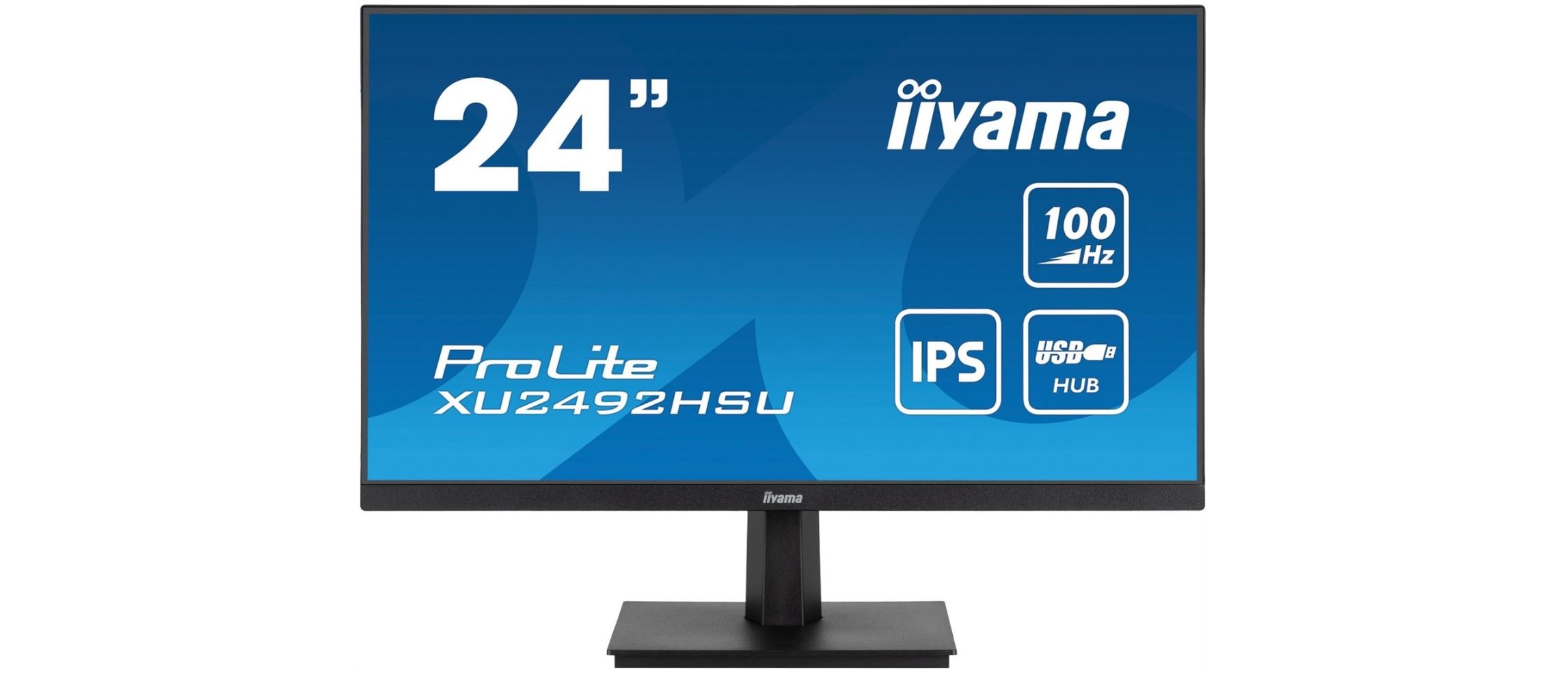 24 LED monitor iiYAMA ProLite XU2492HSUB6 černý black