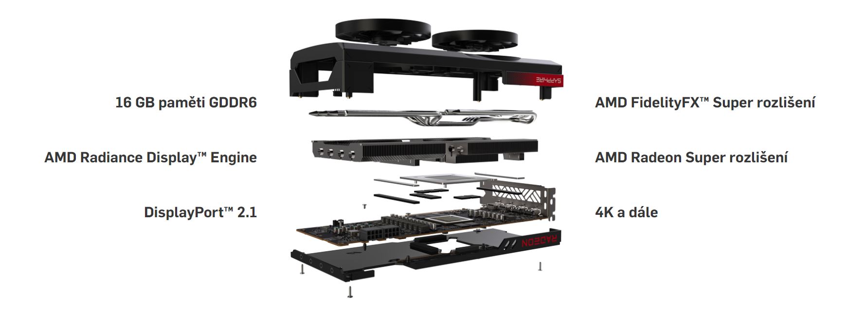 Grafická karta SAPPHIRE PULSE Radeon RX 7800 XT 16GB