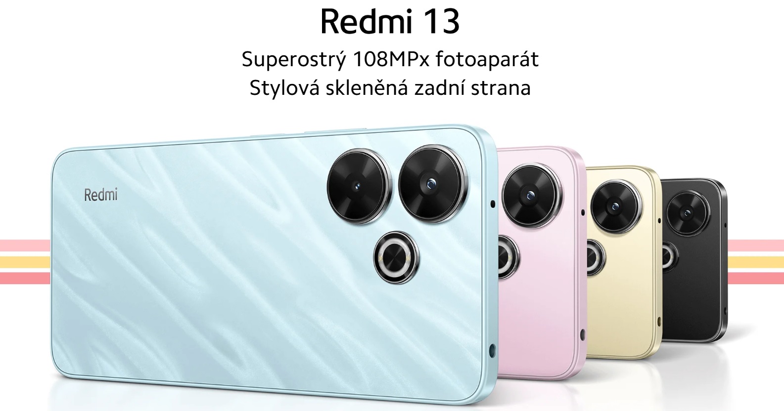 Mobilní telefon XIAOMI Redmi 13 8GB256GB růžový pink