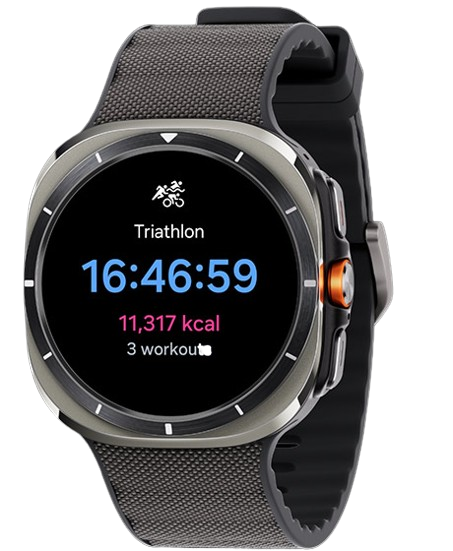 Chytré hodinky SAMSUNG Galaxy Watch Ultra 47mm Titanium SilverSport BandGray