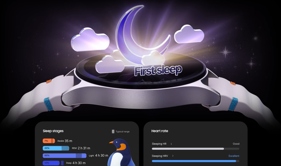 Chytré hodinky SAMSUNG Galaxy Watch 7 44mm SilverSport BandSilver